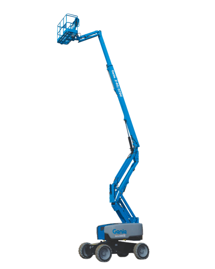 Genie Z60 60' articulated boom lift cherry picker