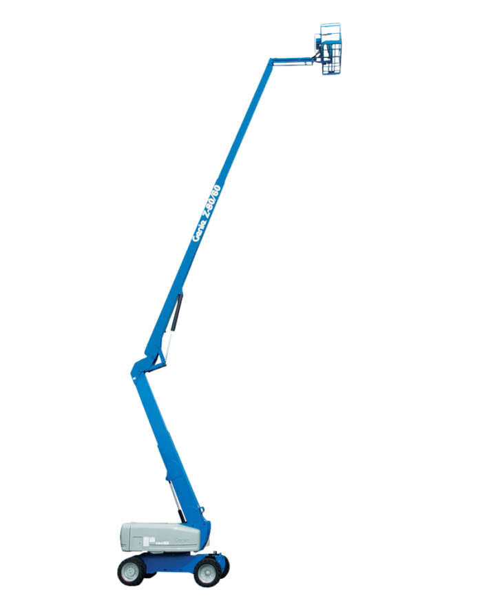 Genie Z80 80' articulated boom lift cherry picker