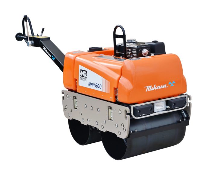 MQ Multiquip Mikasa MRH800 walk behind double drum compaction roller