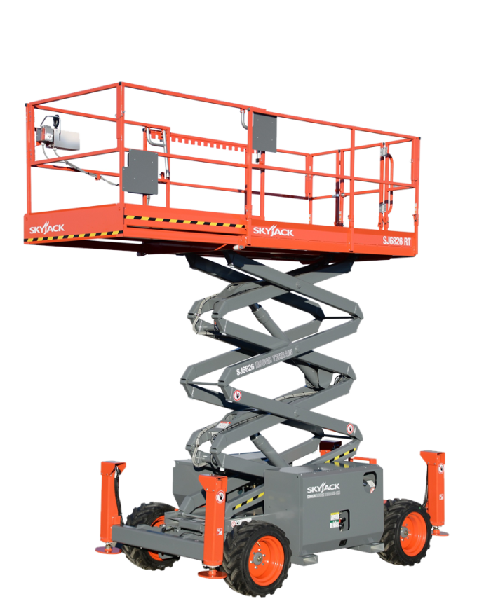 Skyjack rough terrain scissor lift