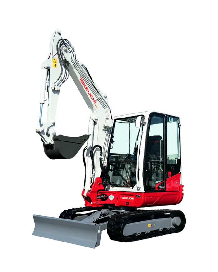 Takeuchi TB240 mini excavator