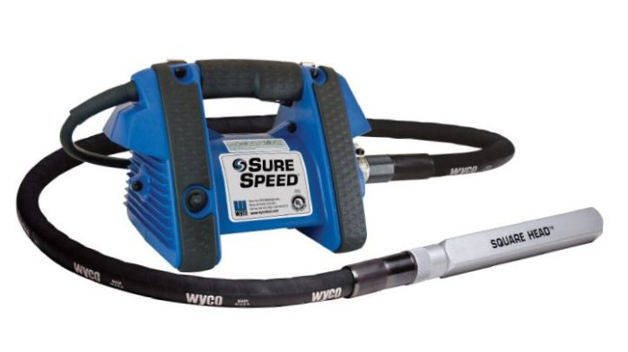 Wyco Sure Speed square head concrete vibrator