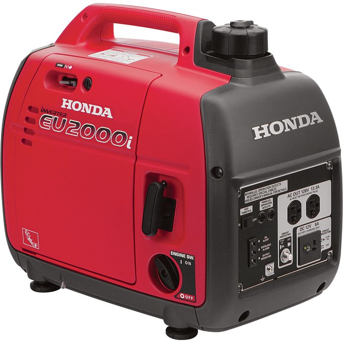 Honda EU2000i suitcase inverter generator 2000w red