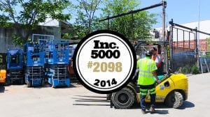 Durante Rentals INC Magazine INC 5000 badge #2098