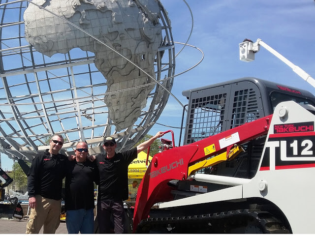 New York Takeuchi at Equipment Show Unisphere